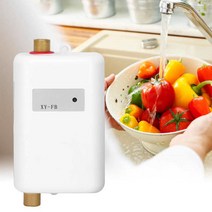 미니냉온수기 3000/3800W 미국 EU 영국 AU 플러그 미니 인스턴트 전기 탱크리스 온수기 욕실 주방 설거지, 04 Au 플러그