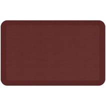 GelPro 피로 방지 디자이너 컴포트 주방 바닥 매트 50.8 x 81.3cm(20 32인치) 가죽 그레인 트러플 얼룩 표면 1.9cm(3/4인치) 두께의 Ergo-Foam, Grasscloth Crimson