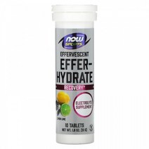 (아이허브) Now Foods 수분 보충 전해질 리커버리 레몬라임맛 10정 빠른직구