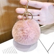 다파요 1+1 털 폼폼이 키링 토끼꼬리 열쇠고리 가방 펜던트 악세사리