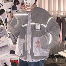 가바바 남성 겨울 숏무스탕 깜찍하고 힙합스타일 빅 포켓 터틀넥 데일리 양털무스탕 G41252