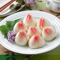 팥앙금이 가득한 복숭아모양의 딤섬 수도 375g, 1개