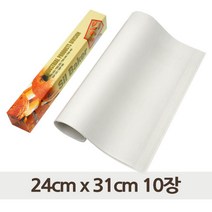 테프론 베이킹 시트 화이트 24cm x 31cm 10장 빵판