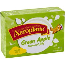 에어로플레인 젤리 그린 애플 맛 85g Aeroplane Jelly Green Apple Flavour, 1팩