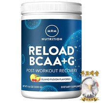 미국산 MRM Reload BCAA+G 330g 아일랜드 퓨전 아미노산 Post Workout 선물증정, 1개