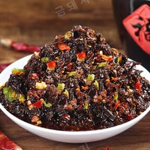 매콤한 머이깐차이 후난성 할머니의 요리 수제비빔밥 梅干菜, 머이깐차이 X2병+무우채 X2병