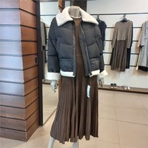 시슬리 NC13 시슬리양털퍼숏무스탕구스패딩 Sapdg5261