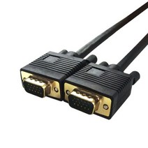 대원TMT RGB 모니터 케이블 1.8m/DW-RGBN-1.8M/금도금 커넥터/노이즈 필터/UL AWM 2919 인증/알루미늄 쉴드/2중 쉴드/동기신호및 접지선/트위스트 쉴드