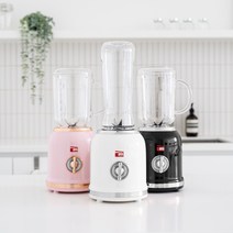 [백화점 입점 브랜드 이태리 am] 파스텔 로즈골드 믹서기/미니 쥬서/텀블러 믹서+휴대용텀블러, 크림화이트(DM-300W)