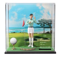 아바타피규어 주문제작 실사 골프 풀 패키지 피규어 이글 이글패 싱글 싱글패 홀인원 홀인원패 트로피 감사 감사패 기념 기념패 축하 축하패 공로 공로패 선물, 홀인원여자22cm