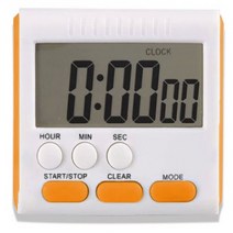 홈베이킹도구 타이머 염도계, 옵션명, Orange