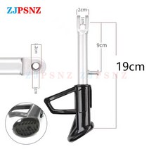 17/19/21/22cm 오토바이 스쿠터 킥 스탠드 사이드 라이닝 80cc 용 스프링 볼트가있는 브래킷 100cc 125cc U, 02 19cm