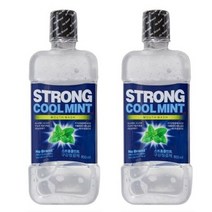 노브랜드 스트롱쿨민트 구강청결제 800ml Strong Cool Mint Mouth Cleaner 800 ml x2개, 800ml x 2