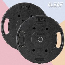 아리프 다이나믹 가성비 경량바벨원판 10kg 30mm 2입, 단품