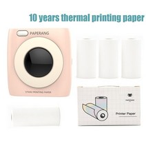 프린터 악세사리 PAPERANG P2 포켓 미니 프린터 휴대용 사진 그림 프린터 300 인치 당 점 HD 열 라벨 프린, 07 Pink Package C_03 미국
