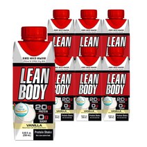 [Leanbody]린바디 라브라다 프로틴 단백질 쉐이크 바닐라 250ml 한국공식총판 정식수입 건강기능식품 맛있는 단백질 보충제 ZERO SUGAR 북미대표 헬스장 1위, 24팩