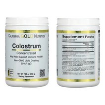 캘리포니아골드뉴트리션 colostrum 초유분말 200g, 1+1+1