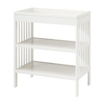 [이케아] GULLIVER 기저귀교환대/수납장, 색상:화이트_803.722.18, 상세 설명 참조