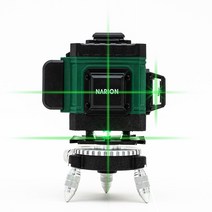 자동 레이저 레벨기 4D 풀패키지 8 12 16 라인 삼각대 포함 측정기 수평계 측량, 그린 레이저 8라인 풀패키지
