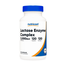 뉴트리코스트 락타아제 엔자임 효소 리파아제 Lactase Enzyme, 1통, 120캡슐