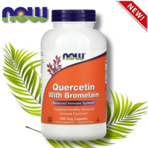 브로멜라인 함유 퀘르세틴 퀘세틴 나우푸드 베지 캡슐 240정