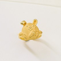 24k 순금 돌반지 통통 토끼 3.75g 아기 조카 손주 백일 첫돌 동물 선물