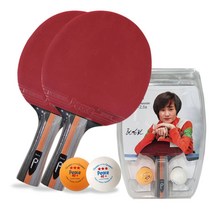 현정화 탁구라켓 2개 세트 펜홀더 쉐이크 탁구채, 피스 P-2.5S 2개 쉐이크