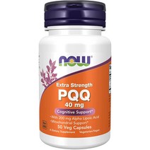 ﻿NOW PQQ 40mg Extra Strength 50 veg Capsules