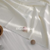대폭 16수 워싱광목 원단 1/2마 프랑스자수 천 퀼트원단, 16수워싱광목코튼3408-백아이보리1/2마