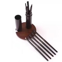 5pcs 8pcs 미니 여행 휴대용 소프트 메이크업 브러쉬 세트 코스메틱 파우더 아이 섀도우 파운데이션 블러셔 블렌딩 뷰티 메이크업 도구, 5개-05