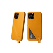 Alto 링 360 iPhone 12 & Pro 61인치 이탈리아제 진짜 가죽 레저 내충격 케이스 카라멜, 상세페이지 참조, 상세페이지 참조