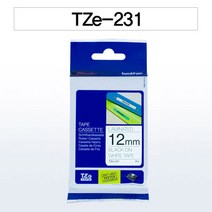 Brother TZe-431 라벨테이프 바탕 빨강 글씨 검정 12mm PT-1280, 단품
