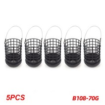 Hirisi-잉어 낚시 태클 피더 케이지 라운드 거친 도구 방법 20g 30g 40g 60g 70g 10 피스, [04] 10pcs 40G