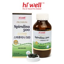 하이웰 하와이안 스피루리나 500정, 1개, 1통