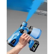 페인트 건 스프레이 에어리스 도장기 충전 후끼 무선, 충전식 모델 (5셀 7500H)  + 노즐