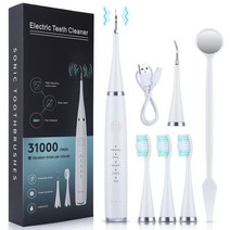 치아 세정기 직수 잇몸 마사지기 구강 수압 칫솔 전기 치과 치석 제거제 소닉, 검은색