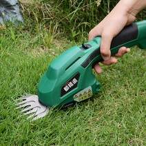 충전식 휴대용 잔디 풀 깎는 기계 잔디 제초기 예초기, 10.8v 핸드 예초기 (더블 커터 헤드)
