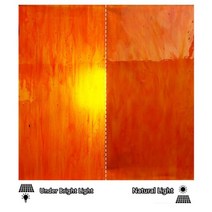 다채로운 직사각형 운모 모자이크 타일 15*20cm/5.9 * 7.8in 3mm/0.12in 두께 DIY 공예 타일 반투명 모자이크 제작 재료, Orange, 15cm 20cm, Orange