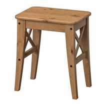 이케아 INGOLF 잉올프 스툴 보조의자, 브라운블랙 803.627.28