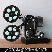 레트로 타자기 복고 빈티지 카페소품 감성 아날로그 레트로 오래된 재봉틀 라디오 녹화 TV 프로젝터 카메라, 32x9x26cm, 21 32x9x26cm