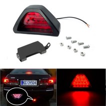 자동차 LED 브레이크 정지 스트로브 F1 12V 후미등 신호 표시등 파일럿 오토바이 안전 플래시 라이트 빨간색 경고