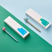 모나미 153 아이디 힐링 볼펜 0.7mm 한정판 선물 여름 고급볼펜, 브라운