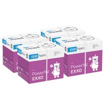 [엑소] (EXXO) 큐트베어 A4 복사용지(A4용지) 80g 2500매 4BOX, 상세 설명 참조