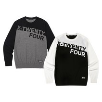 [JDX] 남성 배색 라운드 스웨터 2종 택 1(X4SFSPM02)