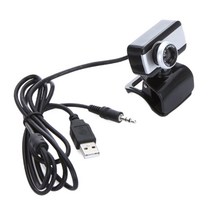 웹캠 내장 스테레오 마이크 PC 카메라 USB 카메라 검은 휴대용 1 개, 다른