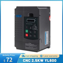 주파수변환기2.2KW 1.5KW 인버터 12V 220V VFD 1P 입력 주파수 3P 출력 변환기 가변 속도 드라이브, 01 1.5kw