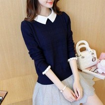 여자겨울스웨터 가을 겨울 신상품 상의 2019여성 스웨터 원피스 긴 팔 니트 기모 슬랙스 세트다. 밖에 이너
