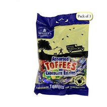 Walkers Assorted Toffees & Chocolate Eclairs 워커스 토피 초콜릿 에클레어 150g 3팩 17oz