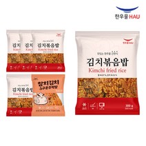[자연맘스토리] 한우물 김치 볶음밥 300g x 5개 + 참치김치 구운주먹밥 100g x 1개, 300g 5봉 + 100g 1봉, 총1세트