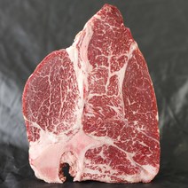 드라이에이징 한우 등심 숙성 티본 소고기 스테이크 T본 STEAK 캠핑용 집에서 스테이크용, 육우 티본 1000g내외